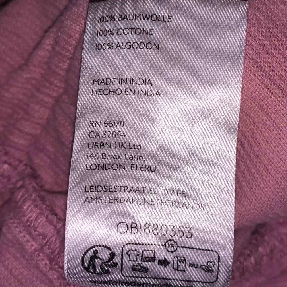 BDG Corduroy Cargo Pants 30 Pink Wide Leg Utility Gorpcore Streetwear Skater - Picture 6 of 6